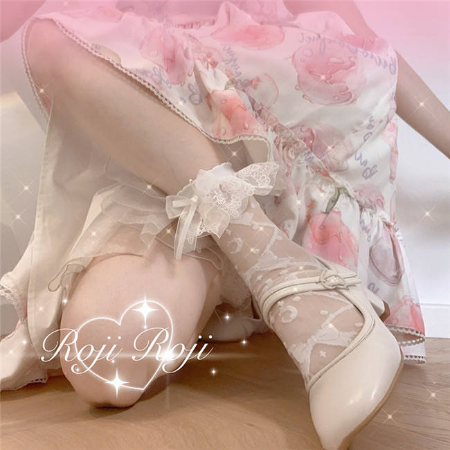Glass Silk Sweet Lolita Short Socks