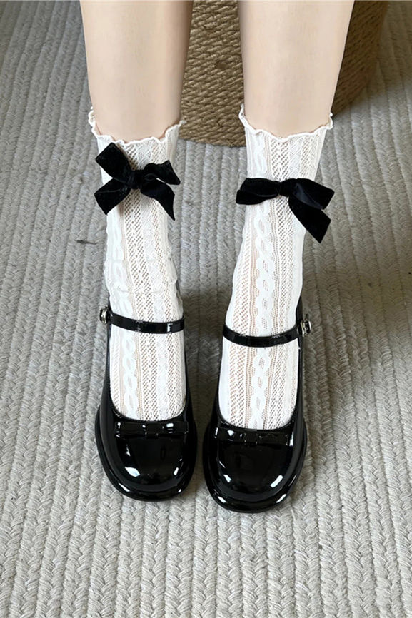 Lace Bow Summer Lolita Socks