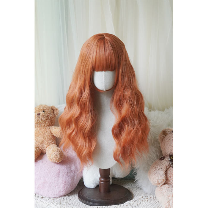Yuchashui Water Ripple Long Curly Wigs 60cm