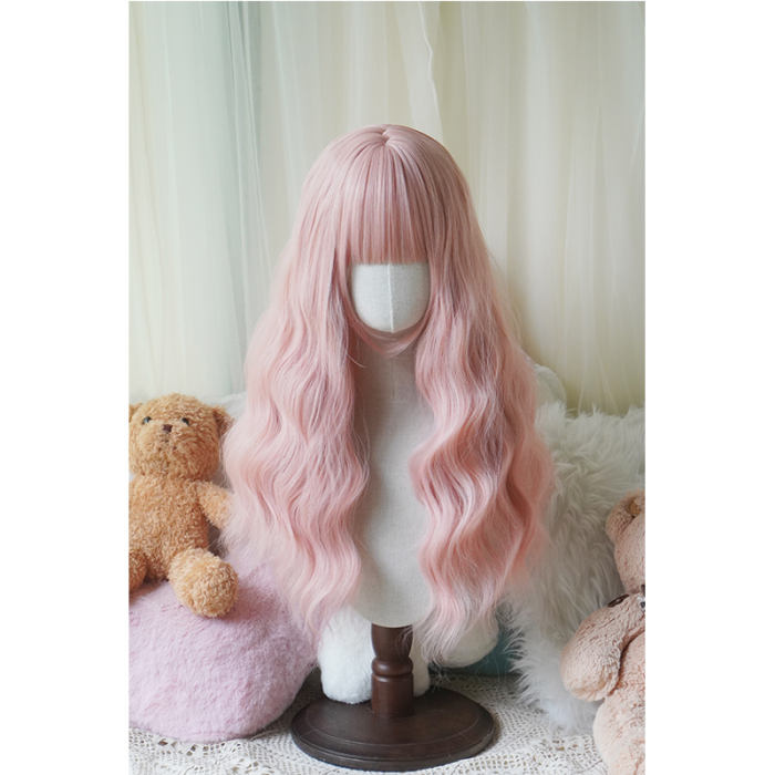 Yuchashui Water Ripple Long Curly Wigs 60cm