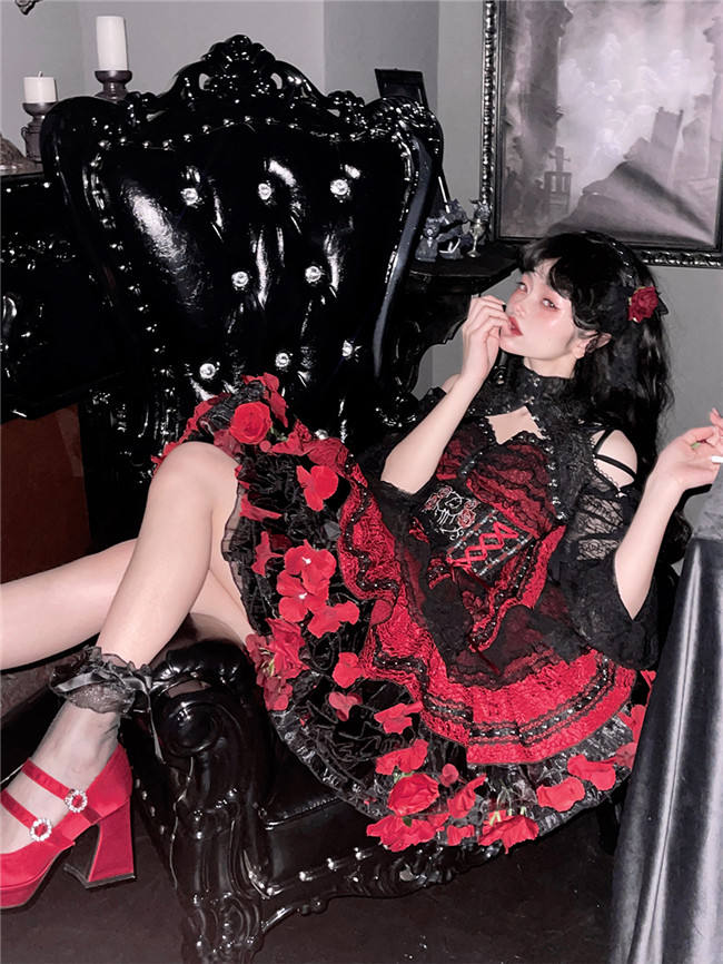 Boguta Flowers Theme Get Spring Lolita Petticoat