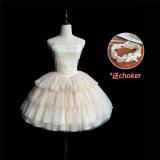 Withpuji Ivory Tower Classic Lolita Dress and Accessories