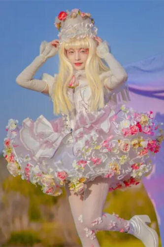 Boguta Flowers Theme Get Spring Lolita Petticoat