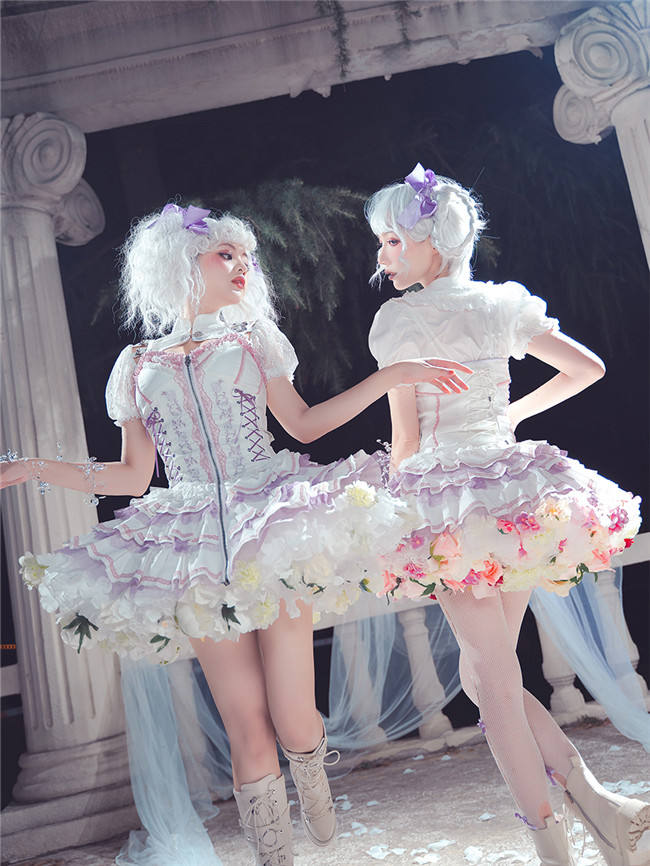 Boguta Flowers Theme Get Spring Lolita Petticoat