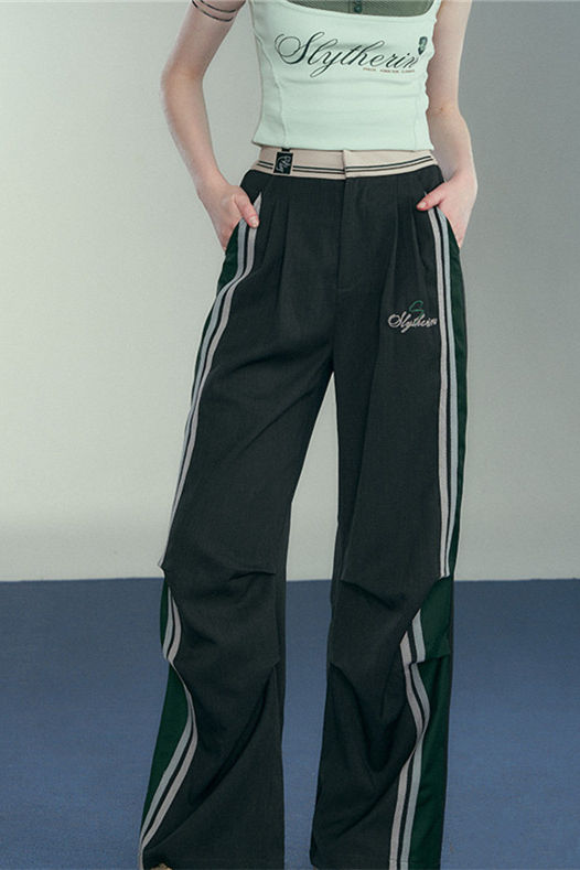 Kyouko & Harry Potter Co-signed Stripe Sweatpants Harry Potter Clothes