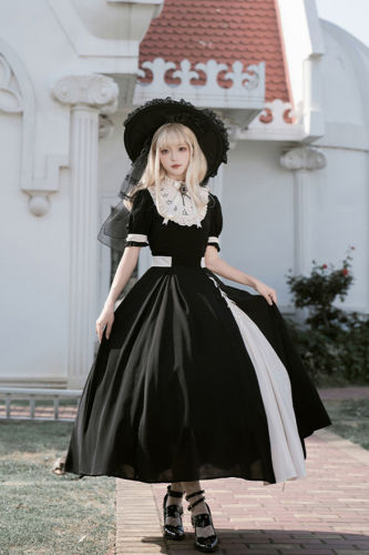 Withpuji Day and Night Classic Lolita One Piece