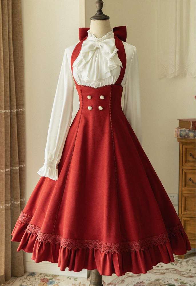 Forest Wardrobe ~South of the Forest Lolita Salopette -Ready Made