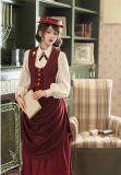 Surface Spell Stitches of Minerva Vintage Skirt and Vest Size L - In Stock