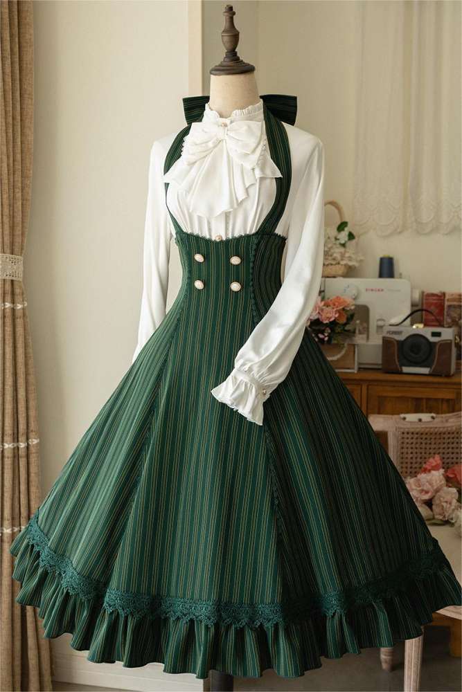 Forest Wardrobe ~South of the Forest Lolita Salopette -Ready Made