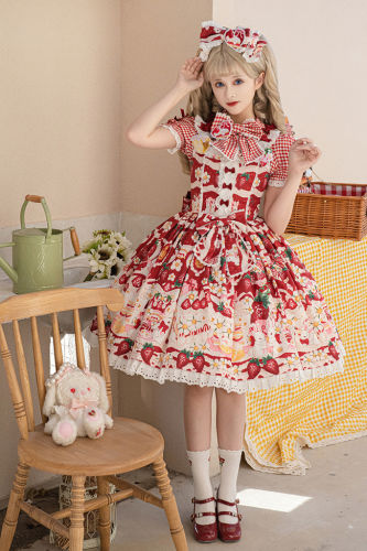 Nnstar Lenberry Bunny Sweet Lolita Dress and Headdress