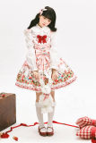Cat Strawberry Garden Sweet Lolita Dress and Apron