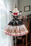 Cat Strawberry Garden Sweet Lolita Dress and Apron