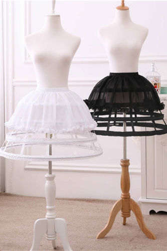 Chiffon Steel Ring Birdcage Petticoat Shape Adjustable