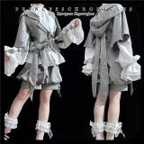 Princess Chronicles Gray Ouji Fashion Blouse, Vest, Pants and Coat