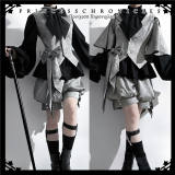 Princess Chronicles Gray Ouji Fashion Blouse, Vest, Pants and Coat