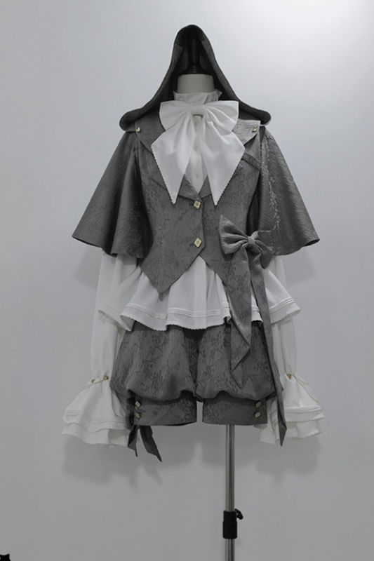 Princess Chronicles Gray Ouji Fashion Blouse, Vest, Pants and Coat