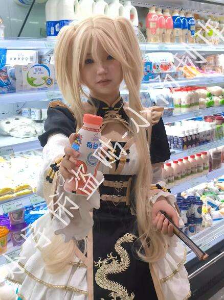 Dalao Home Milk Roll Double Ponytails Lolita Wig