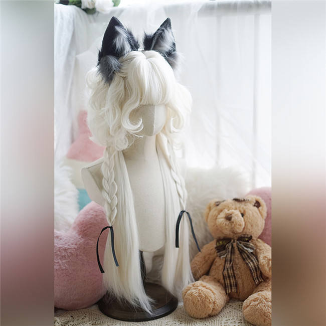 Yuchashui Jellyfish Long Curly Princess Wig