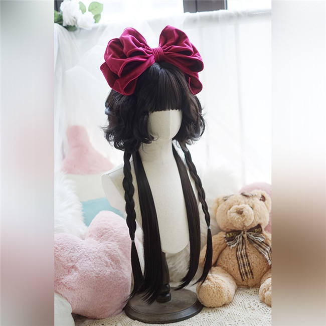 Yuchashui Jellyfish Long Curly Princess Wig