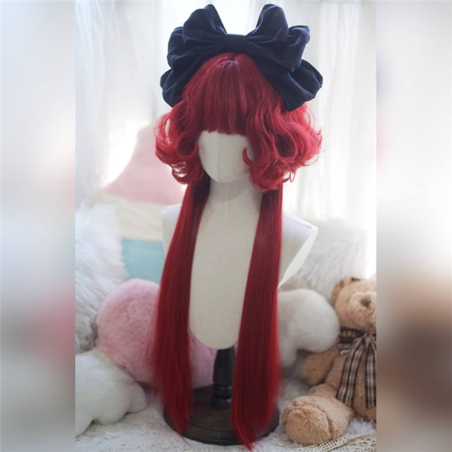 Yuchashui Jellyfish Long Curly Princess Wig