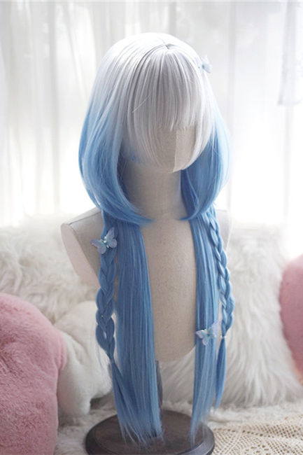 Jellyfish Long Straight Princess Wig
