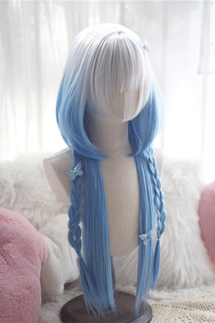 Yuchashui Jellyfish Long Straight Princess Wig