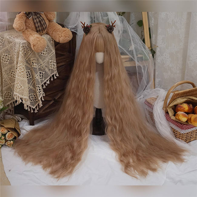 Yuchashui 120cm Super Long Water Wavy Princess Wig