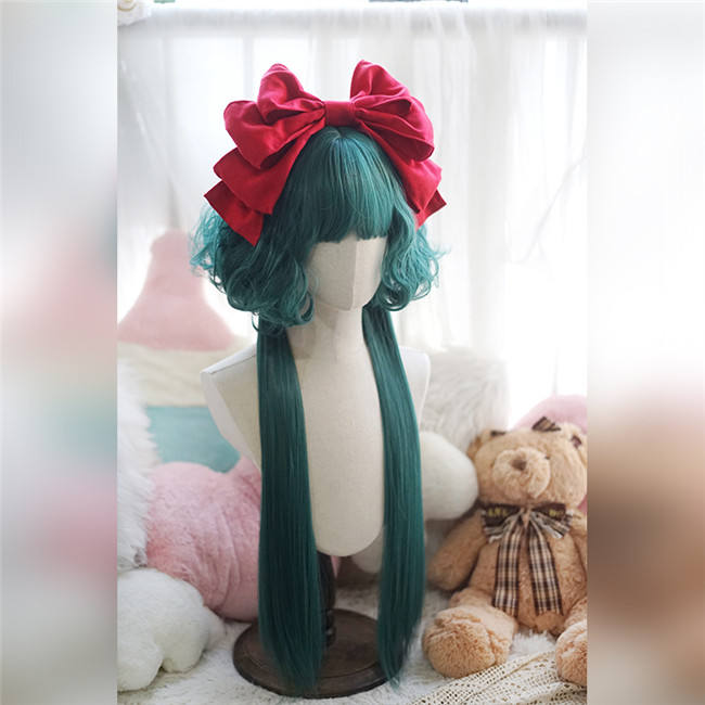 Yuchashui Jellyfish Long Curly Princess Wig