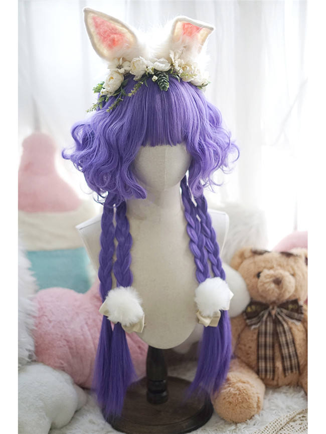 Yuchashui Jellyfish Long Curly Princess Wig