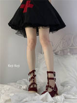 Jointed Doll Print Lolita Tights