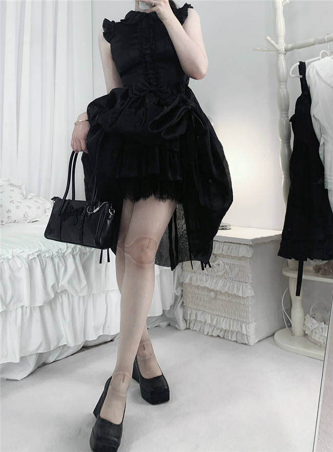 Jointed Doll Print Lolita Tights