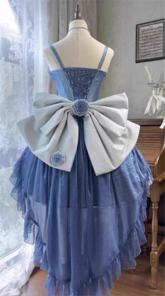 Milky Way Blue Lolita Wedding Dress