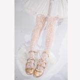 The Heart of Croto Glass Silk Above Knee Lolita Socks
