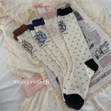 Antique Doll Pure Cotton Cute Lolita Socks