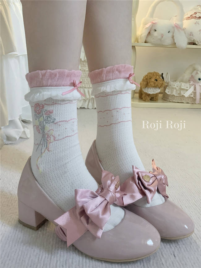 Spring Bouquet Pure Cotton Lolita Socks
