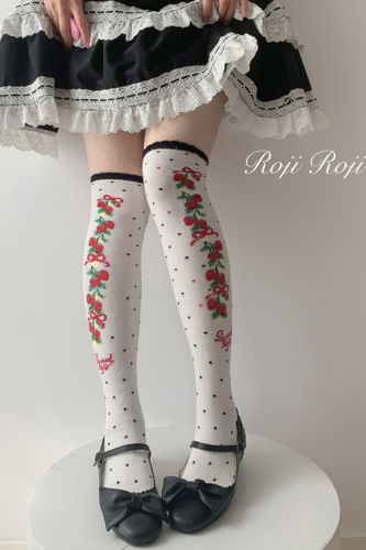 Strawberry Pure Cotton Sweet Lolita Socks
