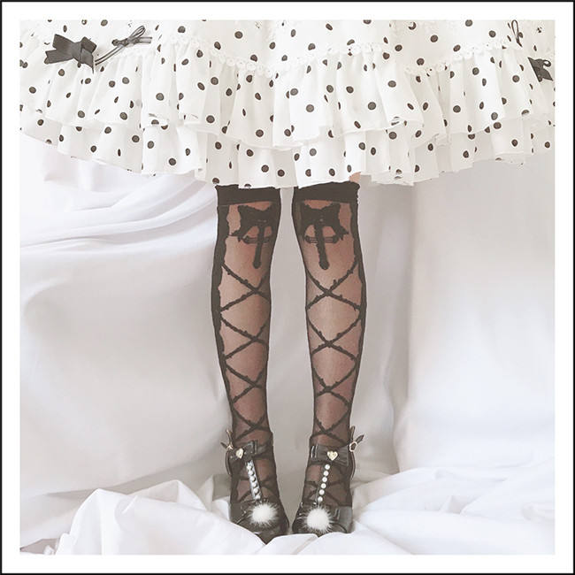 Kiss of Thorns Summer Glass Silk Lolita Tights/Socks