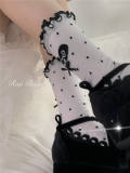 Polka Dots Pure Cotton Sweet Lolita Short Socks