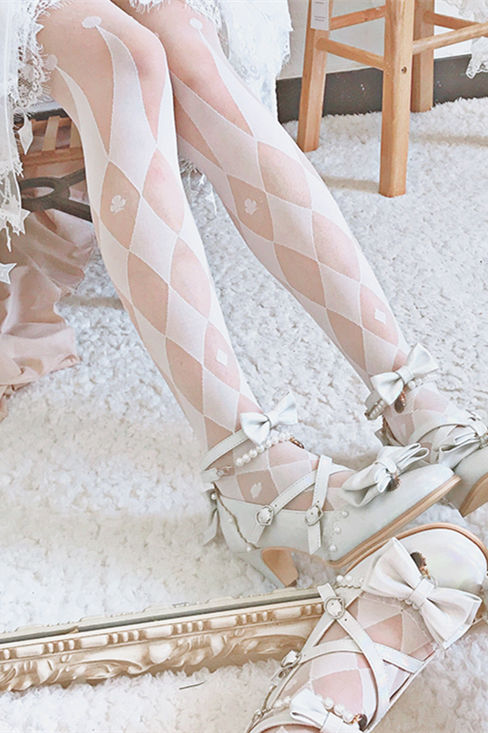 Key of Circus Summer Glass Silk Lolita Tights