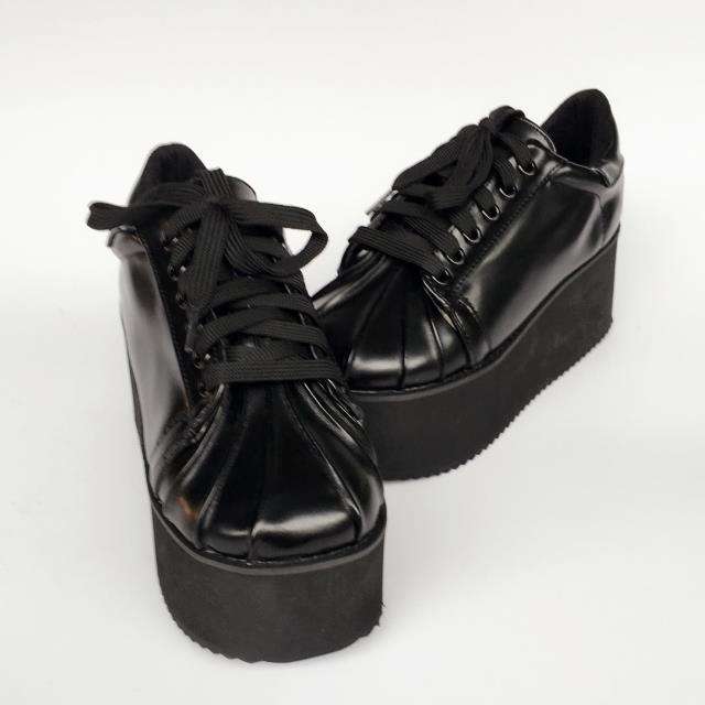 High platform White Matte Lolita Shoes
