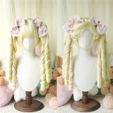 Bobo Short Wigs and Long Roman Curls Ponytail