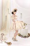 Moonlight Ballet Normal Waist Lolita Jumper Dress, Blouse and Bonnet