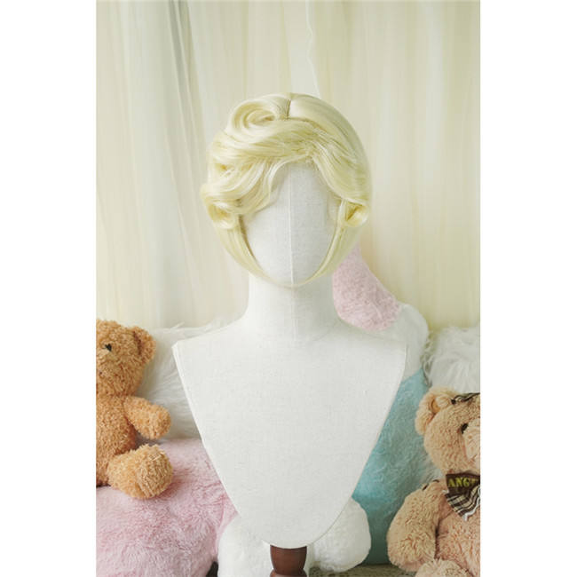 Yuchashui Bobo Short Wigs and Long Roman Curls Ponytail