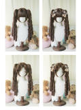 Bobo Short Wigs and Long Roman Curls Ponytail