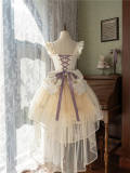Moonlight Ballet Normal Waist Lolita Jumper Dress, Blouse and Bonnet