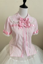 Gift Box Short Sleeves Lolita Blouse