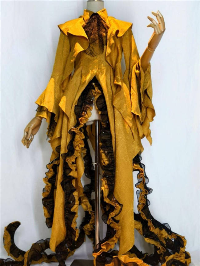 Cthulhu Shape Fake Collar OP and Blouse