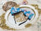 Blue Printed Headbow