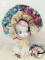 Blue Printed Bonnet