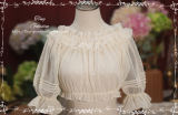 Dots Yarn Ruffles Short Lolita Blouse